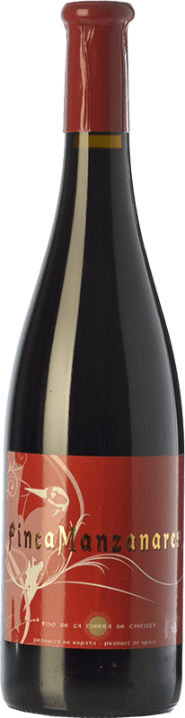 7,95 € 免费送货 | 红酒 Palarea Finca Manzanares 岁 I.G.P. Vino de la Tierra de Castilla 卡斯蒂利亚 - 拉曼恰 西班牙 Merlot, Syrah, Cabernet Sauvignon 瓶子 75 cl