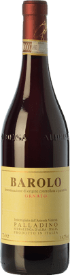 47,95 € Spedizione Gratuita | Vino rosso Palladino Ornato D.O.C.G. Barolo Piemonte Italia Nebbiolo Bottiglia 75 cl