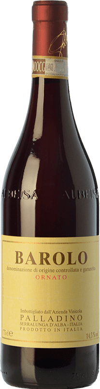 45,95 € Envio grátis | Vinho tinto Palladino Ornato D.O.C.G. Barolo Piemonte Itália Nebbiolo Garrafa 75 cl
