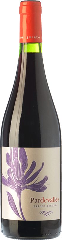 7,95 € Spedizione Gratuita | Vino rosso Pardevalles Giovane D.O. Tierra de León Castilla y León Spagna Prieto Picudo Bottiglia 75 cl