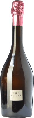 24,95 € Envío gratis | Espumoso Rosado Parés Baltà Rosa Cusiné Reserva D.O. Cava Cataluña España Garnacha Eco — Ecológico Botella 75 cl
