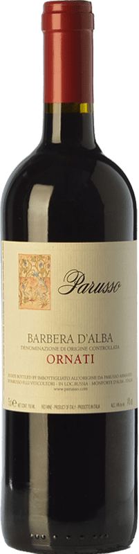 35,95 € Бесплатная доставка | Красное вино Parusso Ornati D.O.C. Barbera d'Alba Пьемонте Италия Barbera — Барбера 75 cl