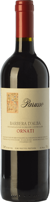 18,95 € Бесплатная доставка | Красное вино Parusso Ornati D.O.C. Barbera d'Alba Пьемонте Италия Barbera бутылка 75 cl