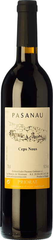 19,95 € Free Shipping | Red wine Pasanau Ceps Nous Young D.O.Ca. Priorat Catalonia Spain Merlot, Syrah, Grenache, Cabernet Sauvignon, Carignan Bottle 75 cl