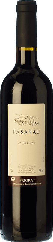 51,95 € Free Shipping | Red wine Pasanau El Vell Coster Reserve D.O.Ca. Priorat Catalonia Spain Grenache, Cabernet Sauvignon, Carignan Bottle 75 cl