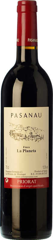 44,95 € Free Shipping | Red wine Pasanau Finca La Planeta Aged D.O.Ca. Priorat Catalonia Spain Grenache, Cabernet Sauvignon Bottle 75 cl