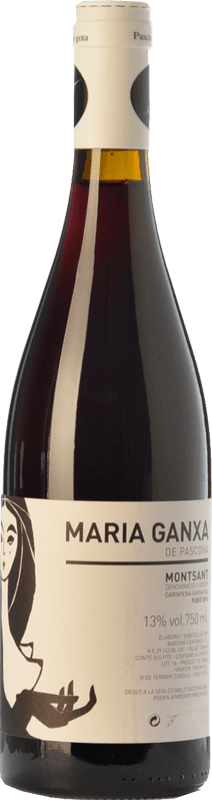 9,95 € Бесплатная доставка | Красное вино Pascona Maria Ganxa Молодой D.O. Montsant Каталония Испания Carignan бутылка 75 cl