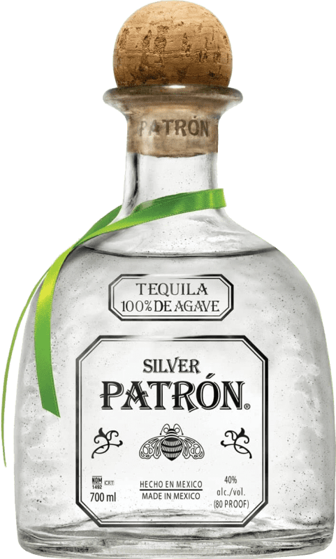 57,95 € Free Shipping | Tequila Patrón Silver Mexico Bottle 70 cl