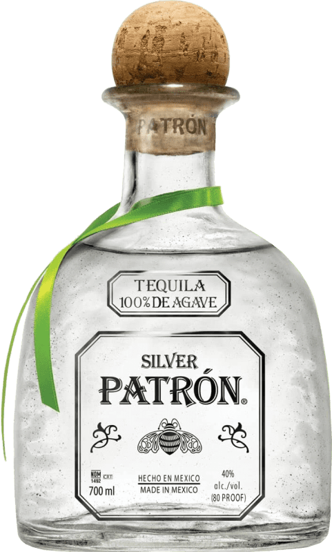 59,95 € Spedizione Gratuita | Tequila Patrón Silver — Edizione Argento Messico 70 cl