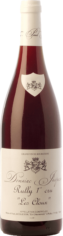 27,95 € Kostenloser Versand | Rotwein Paul Jacqueson Rully Premier Cru Les Cloux Alterung A.O.C. Bourgogne Burgund Frankreich Pinot Schwarz Flasche 75 cl