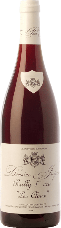 28,95 € Spedizione Gratuita | Vino rosso Paul Jacqueson Rully Premier Cru Les Cloux Crianza A.O.C. Bourgogne Borgogna Francia Pinot Nero Bottiglia 75 cl