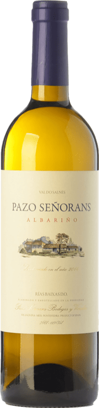 44,95 € Envio grátis | Vinho branco Pazo de Señorans D.O. Rías Baixas Galiza Espanha Albariño Garrafa Magnum 1,5 L