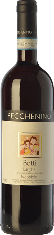 14,95 € Envio grátis | Vinho tinto Pecchenino Botti D.O.C. Langhe Piemonte Itália Nebbiolo Garrafa 75 cl