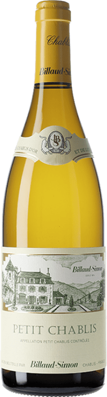 36,95 € 免费送货 | 白酒 Billaud-Simon A.O.C. Petit-Chablis 勃艮第 法国 Chardonnay 瓶子 75 cl