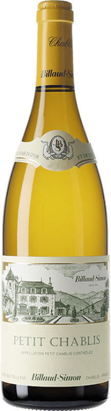 35,95 € Envio grátis | Vinho Branco Billaud-Simon A.O.C. Petit-Chablis Borgonha França Chardonnay 75 cl