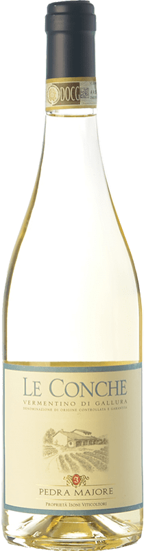 16,95 € Spedizione Gratuita | Vino Bianco Pedra Majore Le Conche D.O.C.G. Vermentino di Gallura sardegna Italia Vermentino 75 cl