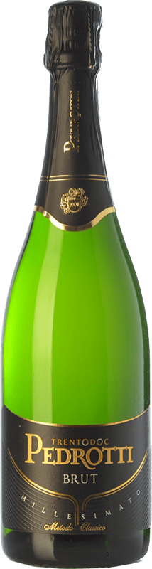 31,95 € Envoi gratuit | Vin Mousseux Blanc Pedrotti Brut D.O.C. Trento Trentin Italie Pinot Noir, Chardonnay Bouteille 75 cl