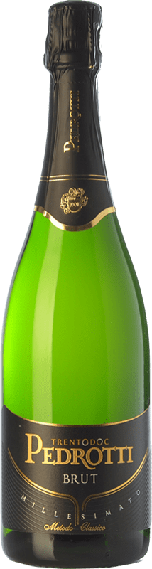 31,95 € Kostenloser Versand | Weißer Sekt Pedrotti Brut D.O.C. Trento Trentino Italien Spätburgunder, Chardonnay Flasche 75 cl