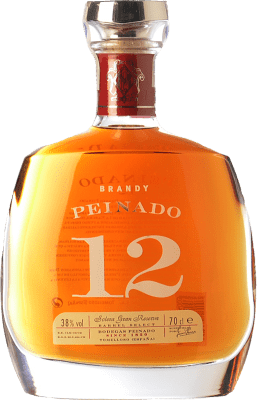 53,95 € Envío gratis | Brandy Peinado 12 D.O. Sierras de Málaga Andalucía España Botella 70 cl