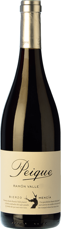 10,95 € 免费送货 | 红酒 Peique Ramón Valle 年轻的 D.O. Bierzo 卡斯蒂利亚莱昂 西班牙 Mencía 瓶子 75 cl
