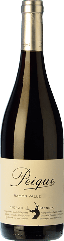 14,95 € Envio grátis | Vinho Tinto Peique Ramón Valle Jovem D.O. Bierzo Castela e Leão Espanha Mencía 75 cl