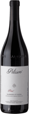 33,95 € Kostenloser Versand | Rotwein Pelissero Piani D.O.C. Barbera d'Alba Piemont Italien Barbera Flasche 75 cl