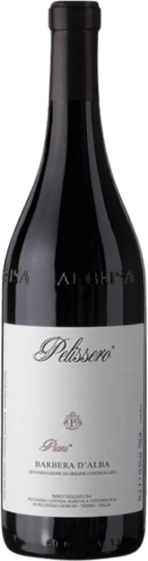 26,95 € Kostenloser Versand | Rotwein Pelissero Piani D.O.C. Barbera d'Alba Piemont Italien Barbera Flasche 75 cl