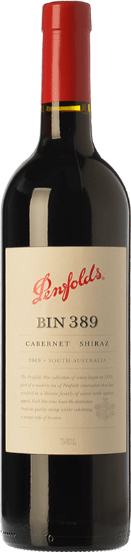 109,95 € 免费送货 | 红酒 Penfolds Bin 389 岁 I.G. Southern Australia 南澳大利亚 澳大利亚 Syrah, Cabernet Sauvignon 瓶子 75 cl