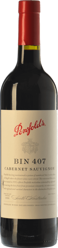 74,95 € Free Shipping | Red wine Penfolds Bin 407 Aged I.G. Southern Australia Southern Australia Australia Cabernet Sauvignon Bottle 75 cl