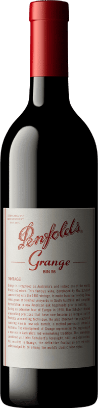 672,95 € Free Shipping | Red wine Penfolds Grange BIN 95 Aged I.G. Southern Australia Southern Australia Australia Syrah, Cabernet Sauvignon Bottle 75 cl