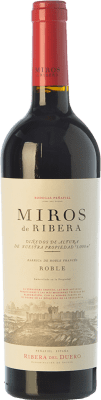 18,95 € Free Shipping | Red wine Peñafiel Miros Oak D.O. Ribera del Duero Castilla y León Spain Tempranillo, Merlot, Cabernet Sauvignon Bottle 75 cl