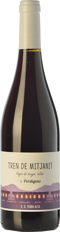 10,95 € Free Shipping | Red wine Perdigons Tren de Mitjanit Joven D.O. Terra Alta Catalonia Spain Grenache, Carignan Bottle 75 cl