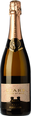 10,95 € Kostenloser Versand | Rosé Sekt Perelada Stars Touch of Rosé Brut D.O. Cava Katalonien Spanien Grenache, Spätburgunder Flasche 75 cl