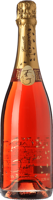 14,95 € 免费送货 | 玫瑰气泡酒 Perelada Torre Galatea 香槟 D.O. Cava 加泰罗尼亚 西班牙 Monastrell, Pinot Black, Trepat 瓶子 75 cl