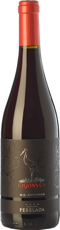 10,95 € Бесплатная доставка | Красное вино Perelada Cigonyes Молодой D.O. Empordà Каталония Испания Syrah, Grenache бутылка 75 cl