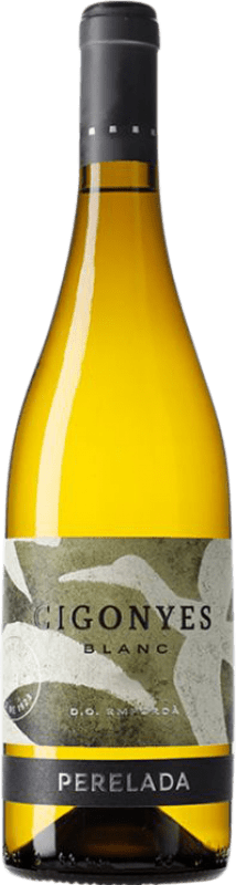 10,95 € Envio grátis | Vinho branco Perelada Cigonyes D.O. Empordà Catalunha Espanha Macabeo, Sauvignon Branca Garrafa 75 cl