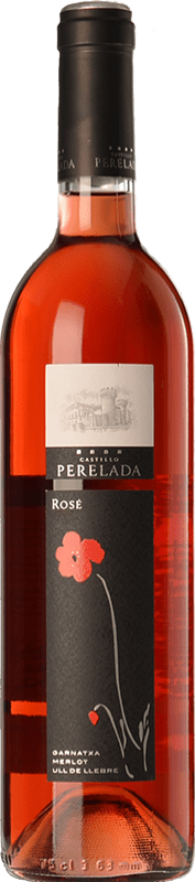7,95 € 免费送货 | 玫瑰酒 Perelada 年轻的 D.O. Empordà 加泰罗尼亚 西班牙 Tempranillo, Merlot, Grenache 瓶子 75 cl