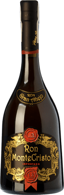 39,95 € Free Shipping | Rum Pérez Barquero Monte Cristo Spain 12 Years Bottle 70 cl