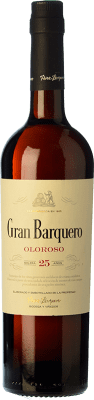 29,95 € Spedizione Gratuita | Vino fortificato Pérez Barquero Gran Barquero Oloroso D.O. Montilla-Moriles Andalusia Spagna Pedro Ximénez Bottiglia 75 cl