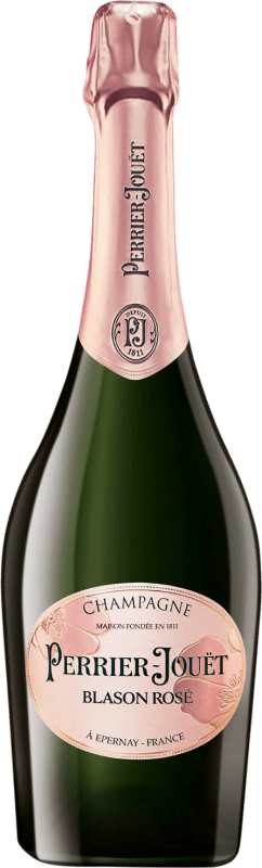 94,95 € Kostenloser Versand | Rosé Sekt Perrier-Jouët Blason Rosé Reserve — Gereift A.O.C. Champagne Champagner Frankreich Pinot Noir — Spätburgunder, Chardonnay, Pinot Meunier — Schwarzriesling Flasche 75 cl