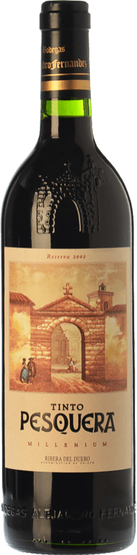 85,95 € 免费送货 | 红酒 Pesquera Millenium 预订 D.O. Ribera del Duero 卡斯蒂利亚莱昂 西班牙 Tempranillo 瓶子 75 cl