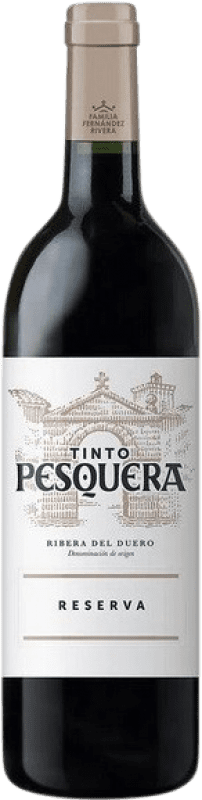 45,95 € Бесплатная доставка | Красное вино Pesquera Резерва D.O. Ribera del Duero Кастилия-Леон Испания Tempranillo — Темпранильо Бутылка 75 cl