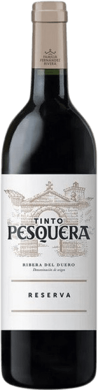 45,95 € Spedizione Gratuita | Vino rosso Pesquera Riserva D.O. Ribera del Duero Castilla y León Spagna Tempranillo Bottiglia 75 cl