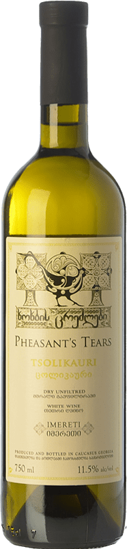 24,95 € Бесплатная доставка | Белое вино Pheasant's Tears I.G. Kakheti Кахетия Грузия Tsolikouri бутылка 75 cl
