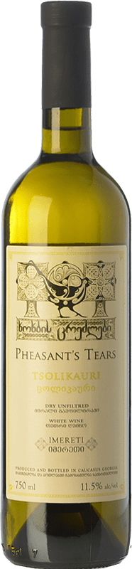 25,95 € Spedizione Gratuita | Vino bianco Pheasant's Tears I.G. Kakheti Kakheti Georgia Tsolikouri Bottiglia 75 cl