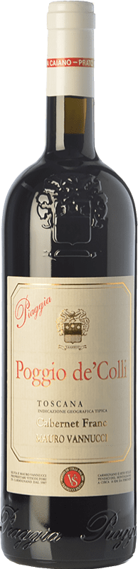 69,95 € 免费送货 | 红酒 Piaggia Poggio de' Colli I.G.T. Toscana 托斯卡纳 意大利 Cabernet Franc 瓶子 75 cl