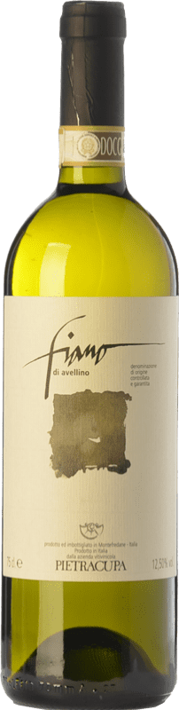 23,95 € Бесплатная доставка | Белое вино Pietracupa D.O.C.G. Fiano d'Avellino Кампанья Италия Fiano бутылка 75 cl
