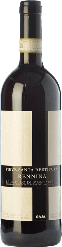 231,95 € Spedizione Gratuita | Vino rosso Pieve Santa Restituta Rennina D.O.C.G. Brunello di Montalcino Toscana Italia Sangiovese Bottiglia 75 cl