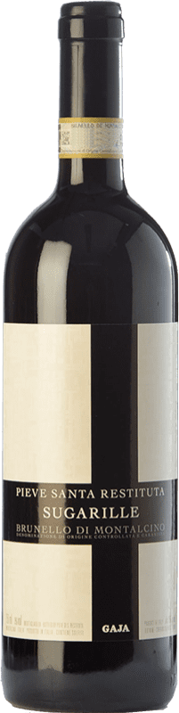179,95 € Spedizione Gratuita | Vino rosso Pieve Santa Restituta Sugarille D.O.C.G. Brunello di Montalcino Toscana Italia Sangiovese Bottiglia 75 cl