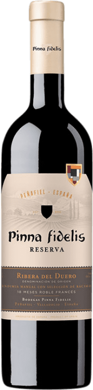 28,95 € Бесплатная доставка | Красное вино Pinna Fidelis Резерв D.O. Ribera del Duero Кастилия-Леон Испания Tempranillo бутылка 75 cl